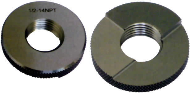 NPT thread ring gauge