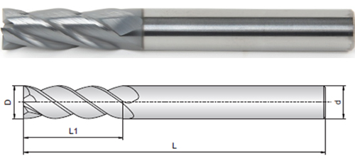 Carbide End Mill for multi-material