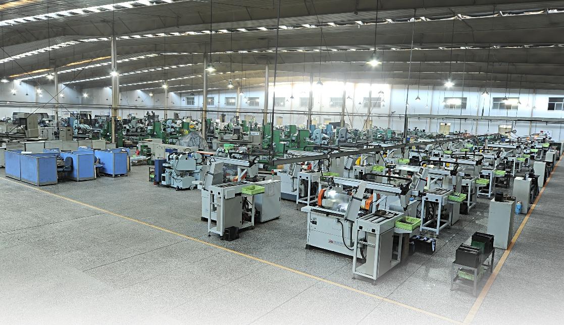 CNC grinding machine section