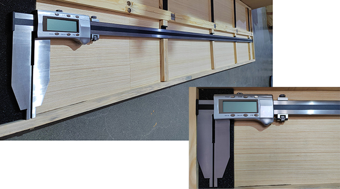 Large digital caliper 0-2500mm / 100”