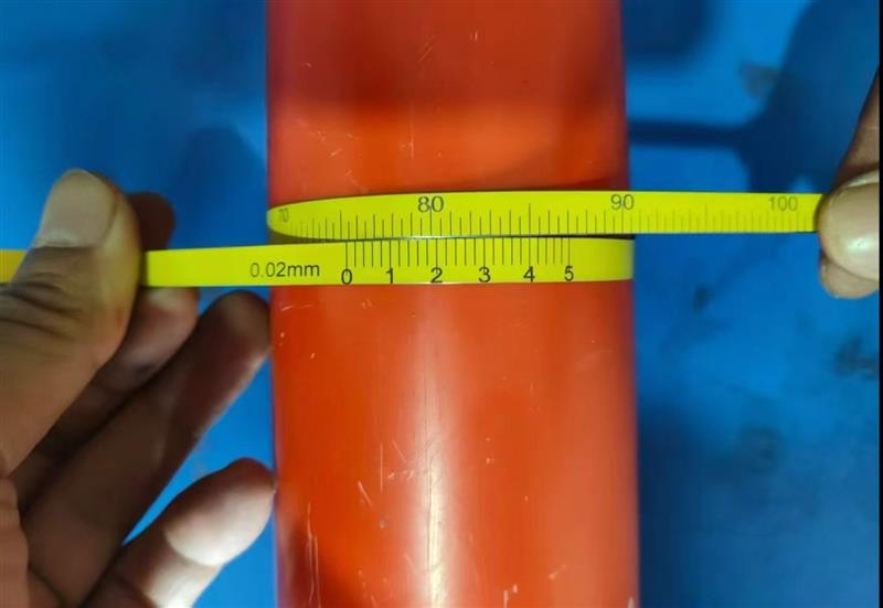 Light Yellow Stainless Steel π Tape/ Diameter Tape