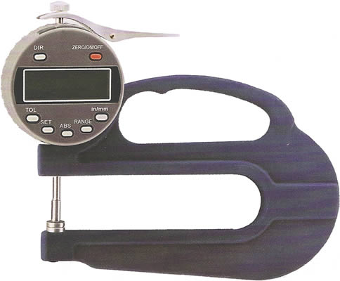 Digital thickness gauges