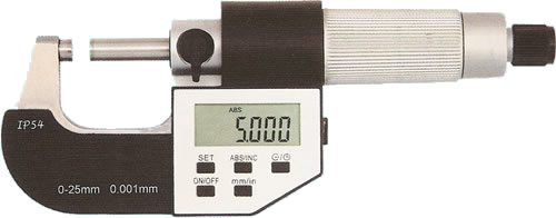 1" Digital micrometers