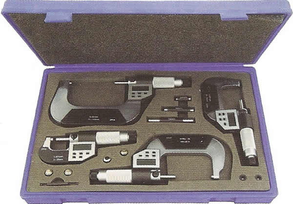 Digital micrometer sets