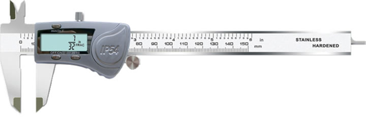 Fractional digital caliper