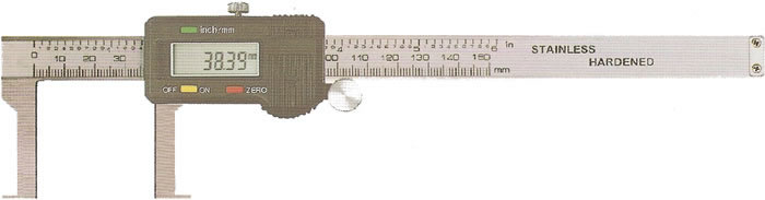 Digital inside groove caliper