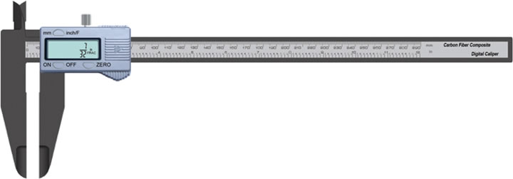 12" Fractional digital calipers