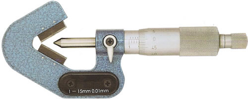 V anvil micrometer